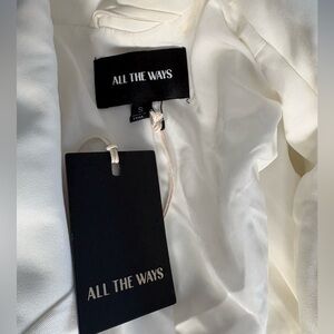 All The Ways Women's White Blazer